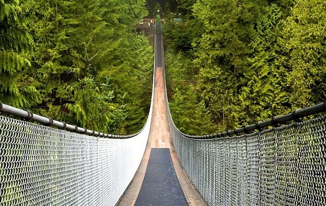 Ponte-Capilano-Bridge-Vancouver-Canada As pontes mais incríveis e assustadoras do mundo