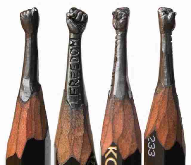 arte-na-ponta-do-lapis12 Veja as esculturas realizadas na ponta de lápis