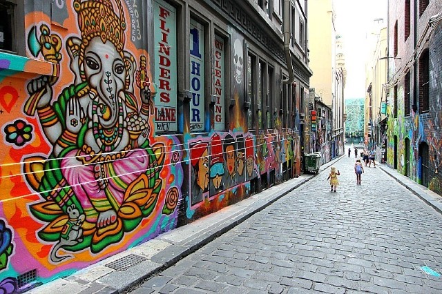 Hosier-Lane-Street-Art-Melbourne-Australia Conheça as ruas mais diferentes do mundo
