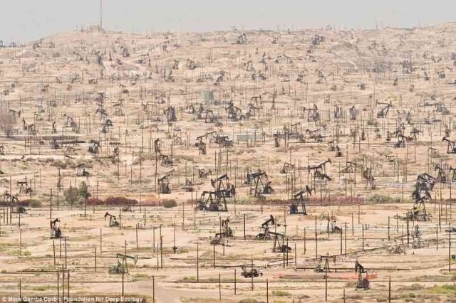 Ate-a-ultima-gota-campo-de-petroleo-na-California Imagens chocantes que comprovam que estamos em perigo