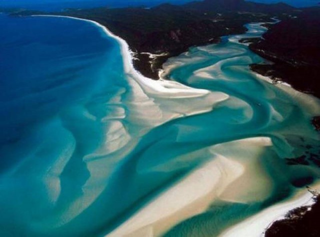 Lugar-Whitehaven-Whitsunday-Islands-Australia-1 Conheça os 100 lugares mais lindos do mundo