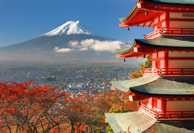 Vista-aerea-do-Monte-Fuji-Japao Conheça os 100 lugares mais lindos do mundo