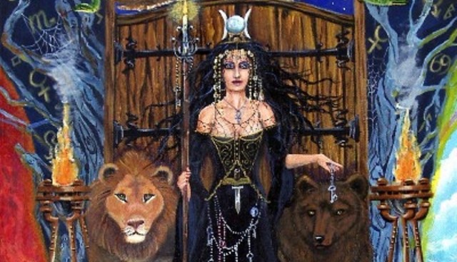 hecate-bruxa Hécate, a assustadora deusa da bruxaria e da magia
