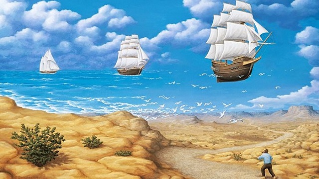 ilusao-de-otica-barcos As 20 ilustrações que irão bugar seu cérebro