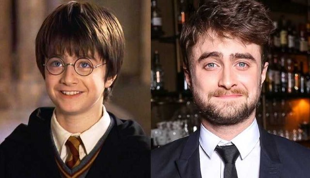 Daniel-Radcliffe-crianca-e-adulto Veja os 20 famosos quando criança e como estão hoje