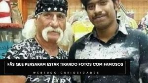 fãs que pensaram estar tirando fotos com famosos