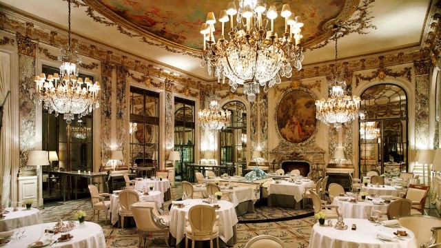 Restaurante-Le-Meurice-Paris Os 20 melhores restaurantes e mais luxuosos do mundo